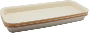 14”x5” small plastic tray, 3 pcs