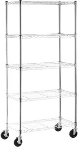 30L x 14W x 64.75H 5 shelf stand